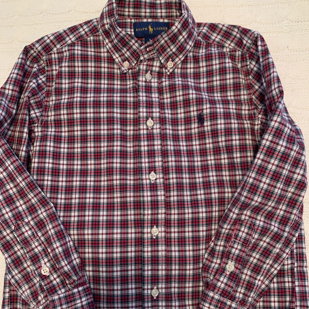 Ralph Lauren Boys Button-Down Shirt size 6